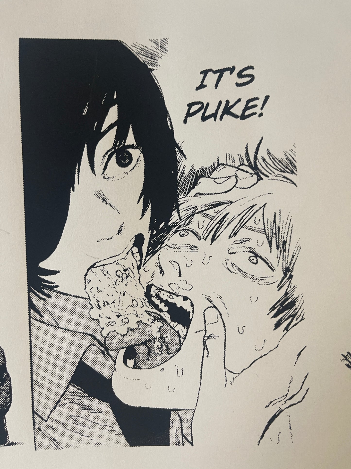 It’s Puke !