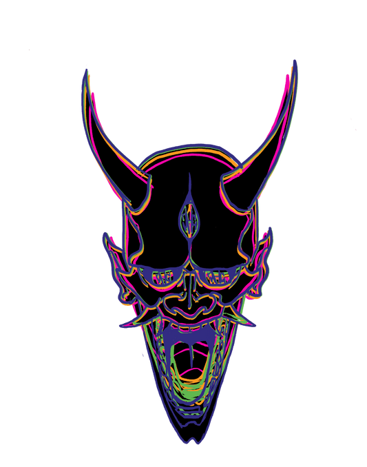 Demon Time Sticker